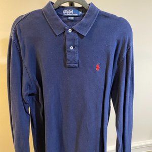 Vintage Ralph Lauren Long Sleeve Polo Shirt (Medium)